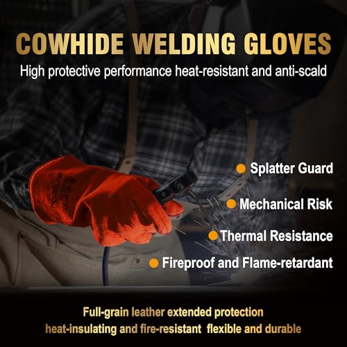 Long Welding Gloves 23.6 Inches 932℉