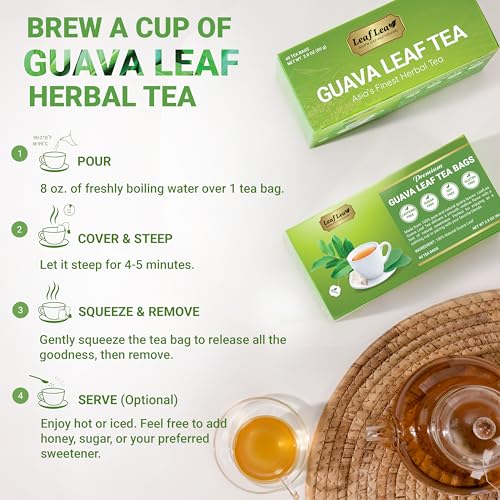 Guava Leaf Tea Bags (120 Count)