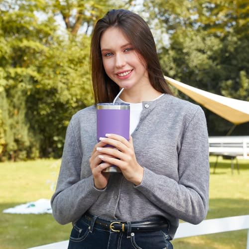 30oz Insulated Tumbler With Lids and Straws (4 Count)