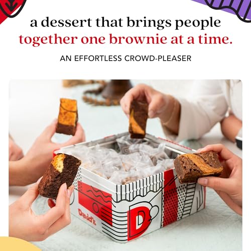 David’s Cookies Cheesecake Brownies Gift Tin 2lbs (32 Ounce)