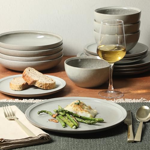 Beckett Stoneware Matte Reactive Glaze 16 Piece