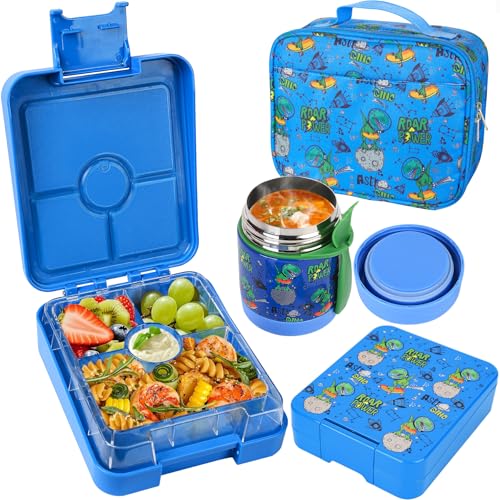 Bento Lunch Box Set With 10oz Soup Thermo