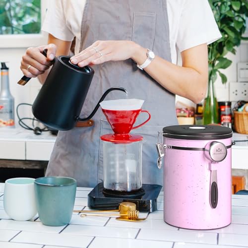 38OZ Coffee Canister for ground coffee with Date Tracker