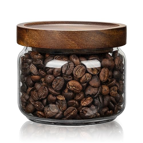 1 PC Small Glass Storage Jars with Airtight Lids