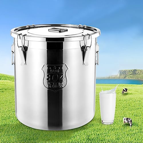 1623 OZ Stainless Steel Canister Rice Cereal Grain Storage Containers with Lid Airtight Coffee Bean Storage Milk Flour Sugar Food Storage for Home Bar Restaurant