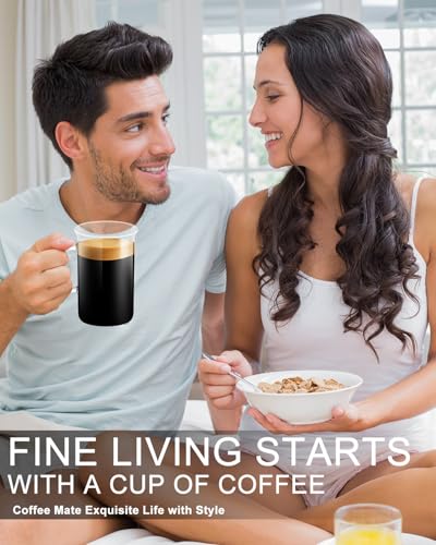 Glass Coffee Mugs (2 Count)