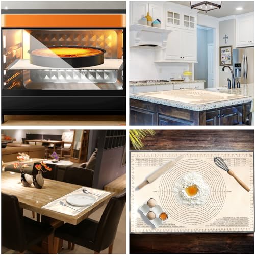 Silicone Pastry Mat 28X20 inch Baking Mat for Rolling Dough