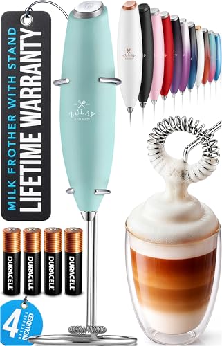 Powerful Milk Frother Wand With Duracell Batteries