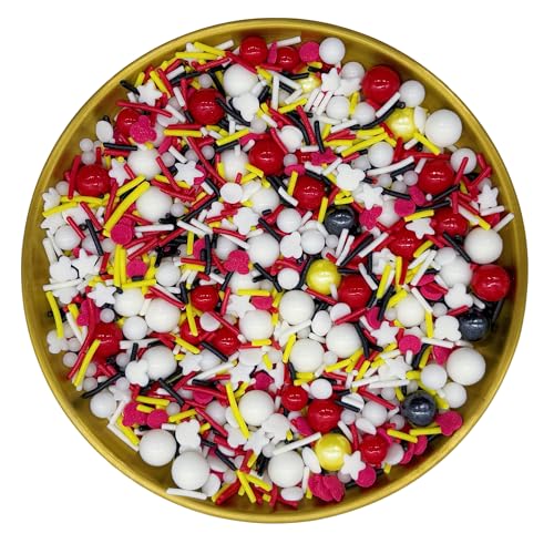 Mouse Themed Sprinkles Mixed Style Edible Cake Decorations Cupcake Toppers Cookie Perfect for Cakes
