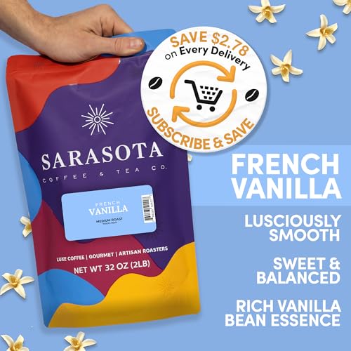 2 lb French Vanilla Whole Bean Coffee (32 Ounce)