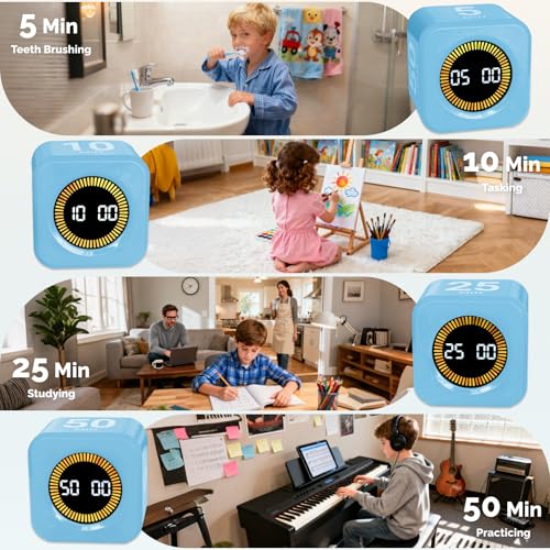 Pomodoro Cube Timer Productivity Visual Timer
