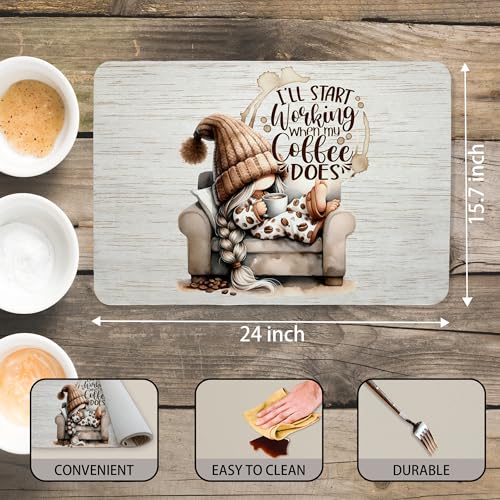 Espresso Lovers Gifts Dish Drying Mat