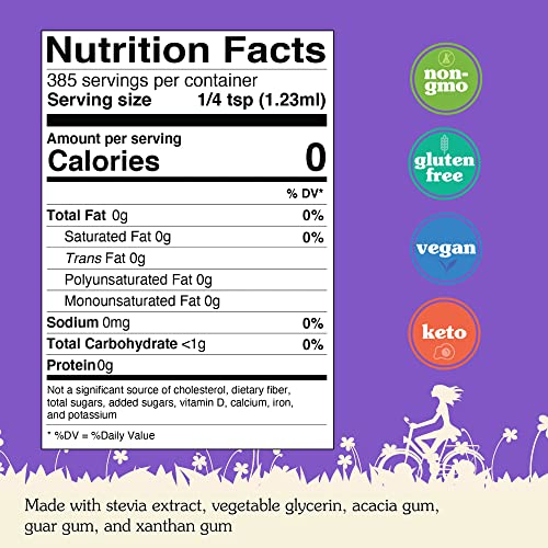 Stevia Simple Syrup Sweetener (16 Fl Oz)