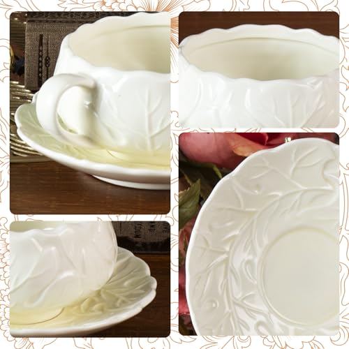 Tea Cups and Saucers Set of 2 (2 Count)