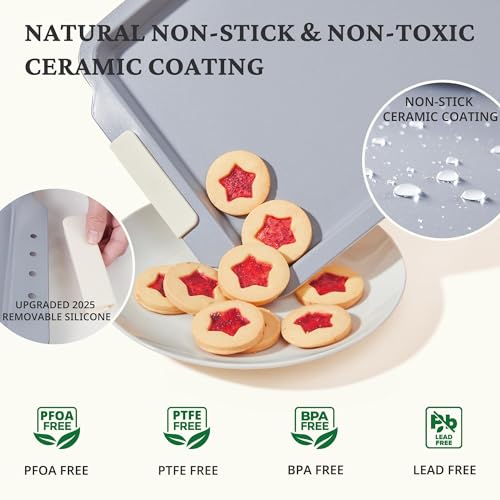 Non Stick Ceramic Baking Sheet Pan Set of 3 (3 Count)