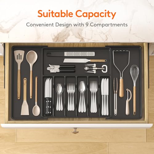 Extra Large Silverware Drawer Organizer