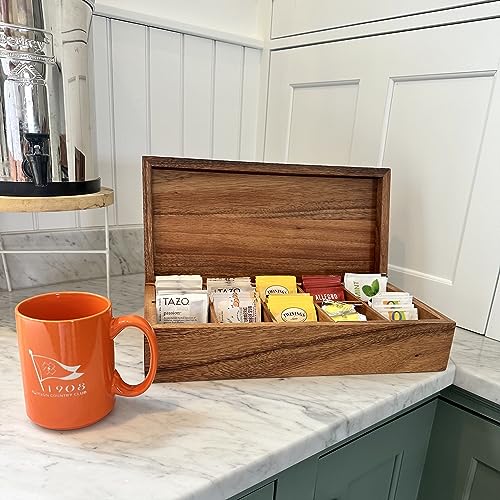 Acacia Wood Tea Box