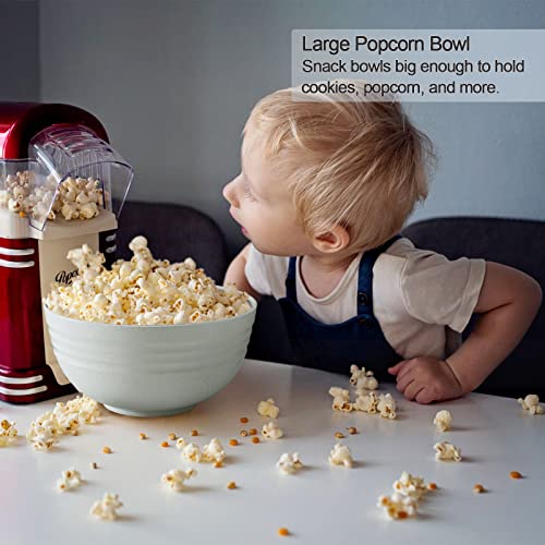 Non Ceramic】 68 Oz Salad Bowls (6 Count)