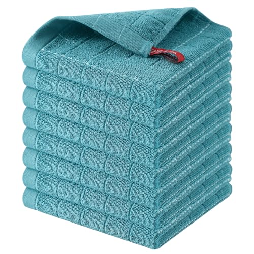 100% Cotton Terry Kitchen Dish Cloths (8 Count)