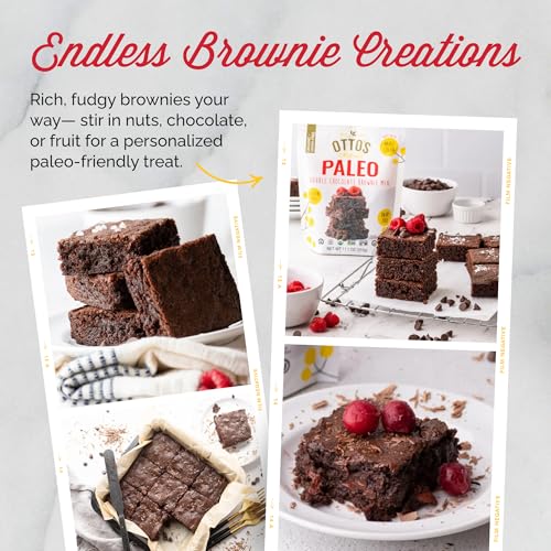 Grain Free Paleo Double Chocolate Brownie Mix (11.1 Ounce)