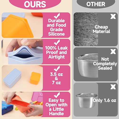 Silicone Dips Containers Compatible with OmieBox