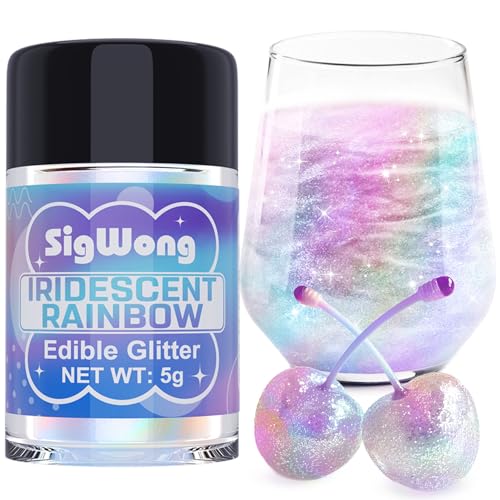 Iridescent Rainbow Edible Glitter