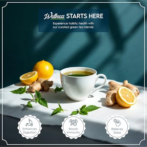 Harmony Delight Loose Leaf Green Tea Combo Variety Gift Pack (9 Count)