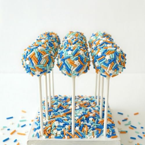 Blue and Orange dessert Sprinkles