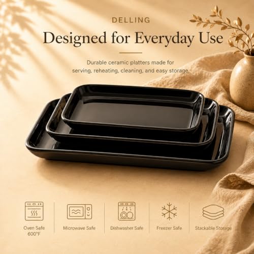 Large Serving Platter Set of 3 (3 Count)