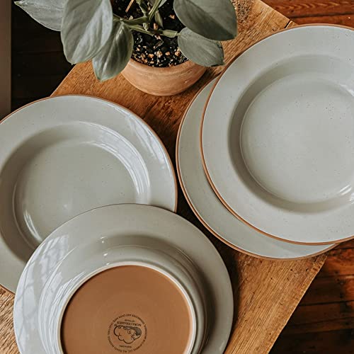 Ceramic Wide Rimmed Soup Bowl 25oz