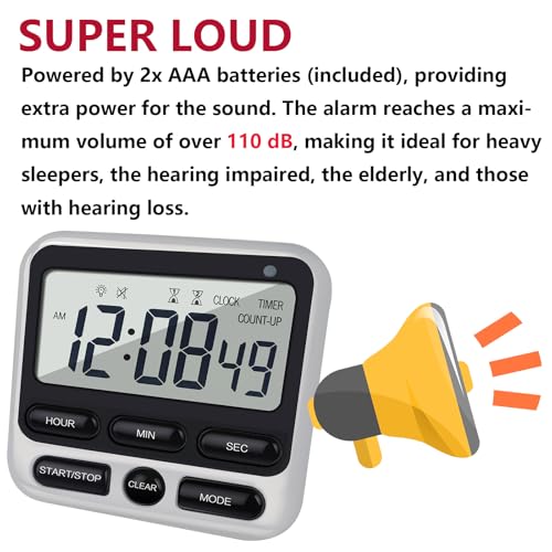 Digital Dual Kitchen Timer with Strong Magnet