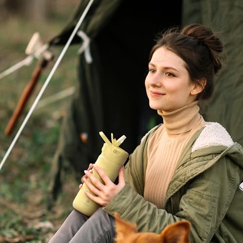 Insulated Stainless Steel Water Bottle with 2 Leak