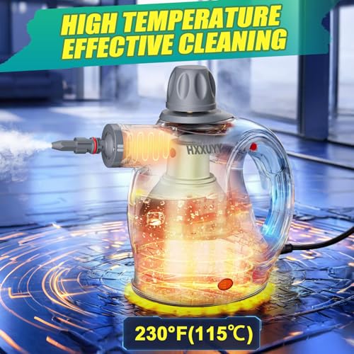 Multi Surface Handheld Pressurized Steam Cleaner with 13 PCS Accessory (13 Count)
