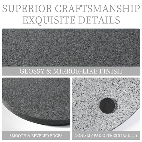 Natural Granite Round Cutting Board for Kitchen
