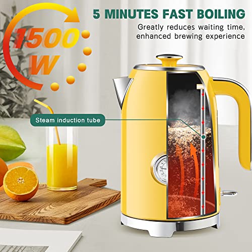 57oz Electric Kettle with Thermometer