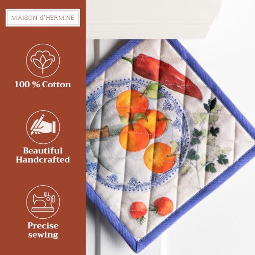 Pot Holders 100% Cotton Potholders (2 Count)