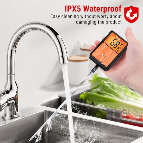 TempDip 1 Sec Digital Candy Thermometer with Pot Clip