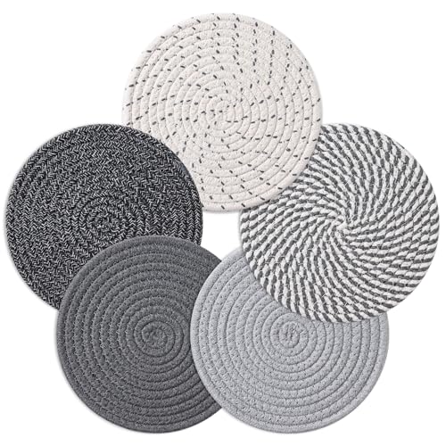 7 Inch Trivets for Hot Dishes (5 Count)