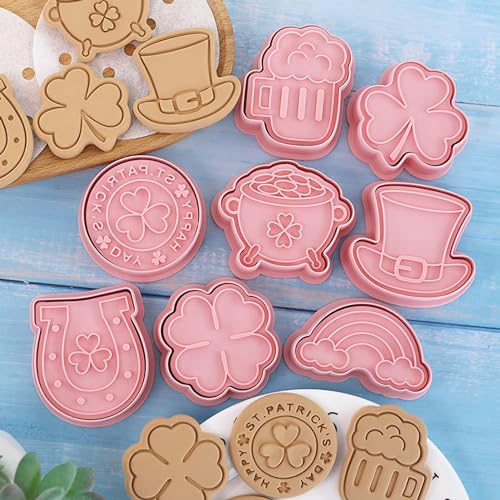 St. Patrick's Day Cookie Cutters (8 Count)