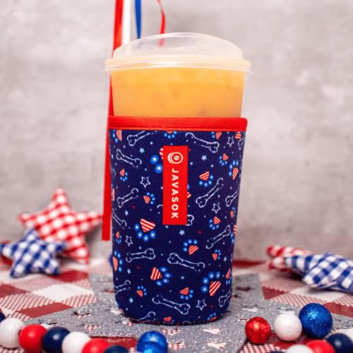 JavaSok Iced Coffee & Cold Soda Insulated Neoprene Cup Sleeve