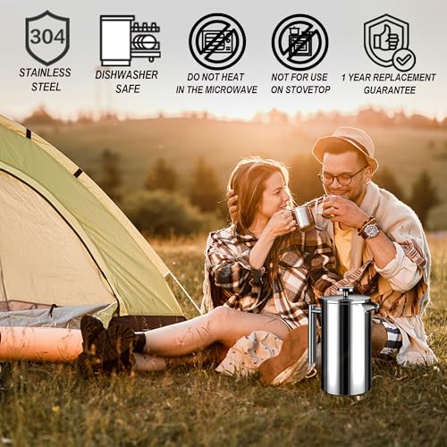 Large French Press Coffee Maker 50oz
