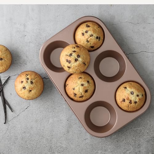 6 Cup Jumbo Muffin Pan Nonstick