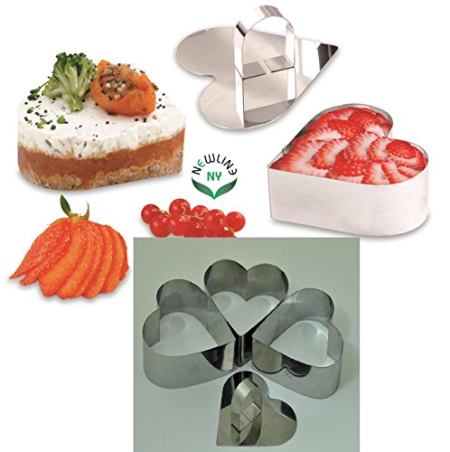 Stainless Steel Dessert Rings (4 Count)