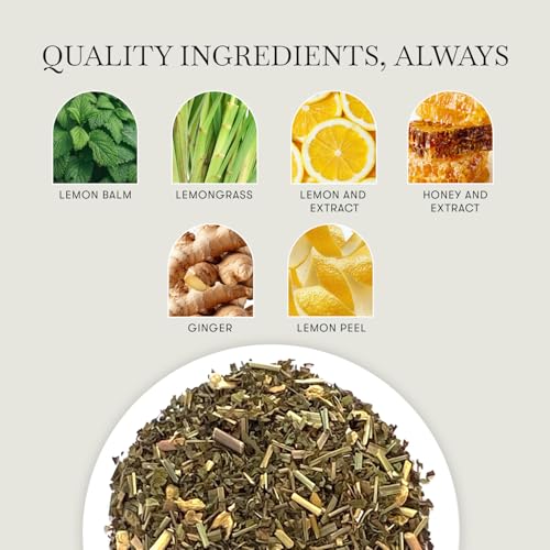 Estates Lemon Balm Honey Ginger Herbal Tea (50 Count)