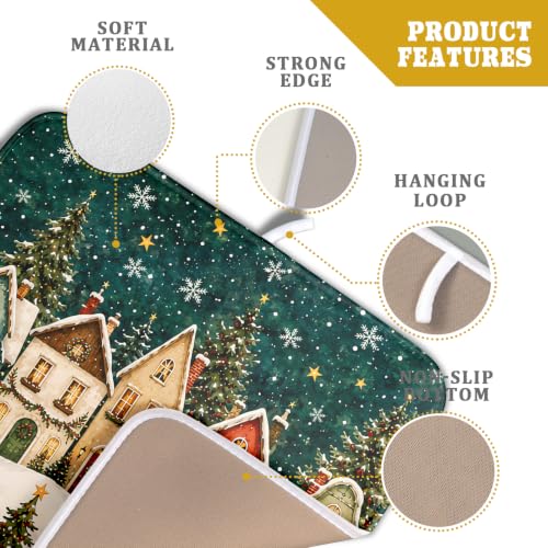 Christmas Dish Drying Mat