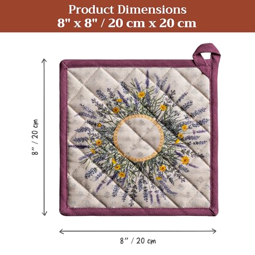 Pot Holders 100% Cotton Potholders (2 Count)
