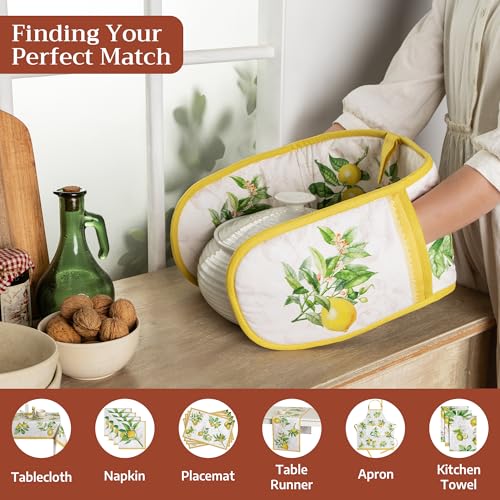 Double Oven Mitts 100% Cotton Double Oven Glove