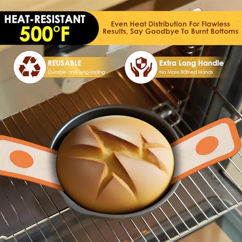 2 Pcs Silicone Bread Sling for Dutch Oven