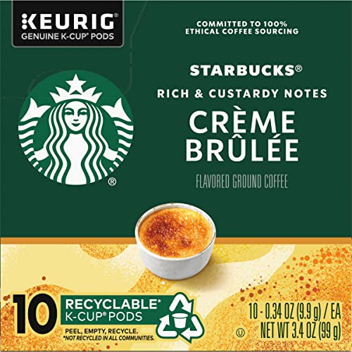 Crème Brulée Flavored Blonde Roast Single Cup Coffee for Keurig Brewers (20 Count)