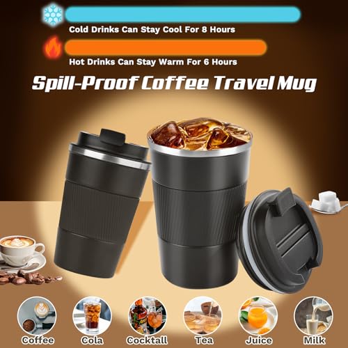 Vacuum Insulated Stainless Steel Travel Coffee Mug